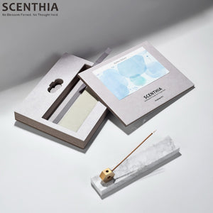 
                  
                    SCENTHIA Amber Solace Incense – Meditation & Aromatherapy Gift Box with Stone Burner
                  
                