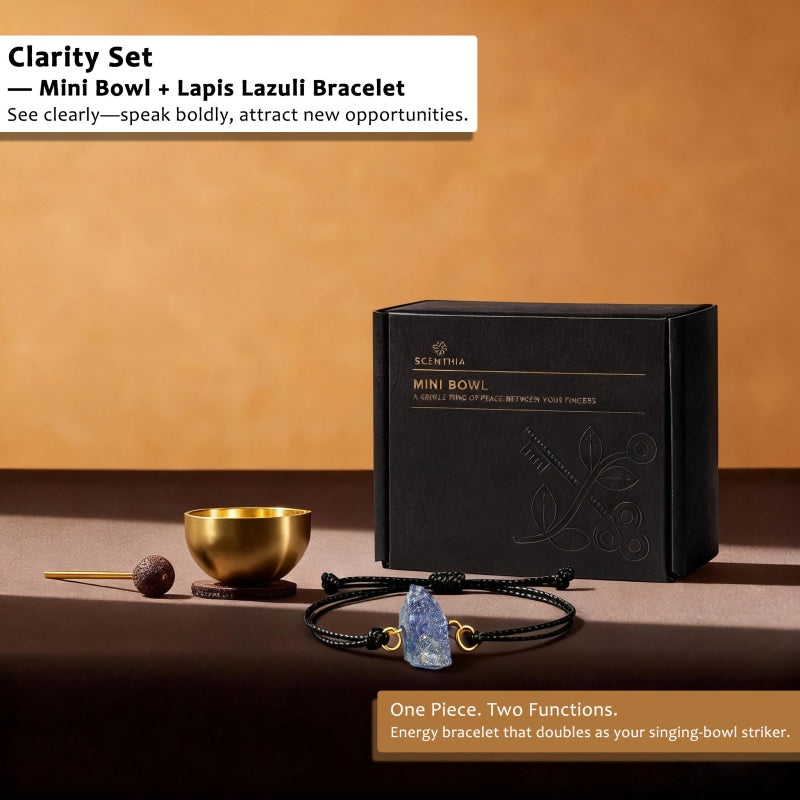 
                  
                    SCENTHIA Mini Singing Bowl — Portable Copper Meditation Bowl
                  
                