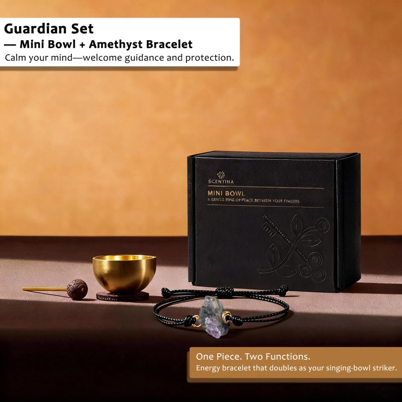 
                  
                    SCENTHIA Mini Singing Bowl — Portable Copper Meditation Bowl
                  
                