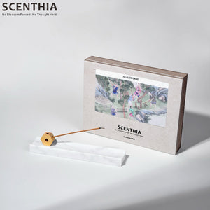 
                  
                    SCENTHIA Agarwood Incense Sticks – Luxury Meditation & Relaxation Gift Set with Stone Burner
                  
                