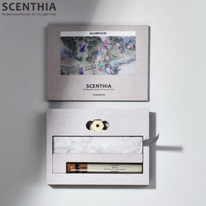
                  
                    SCENTHIA Agarwood Incense Sticks – Luxury Meditation & Relaxation Gift Set with Stone Burner
                  
                